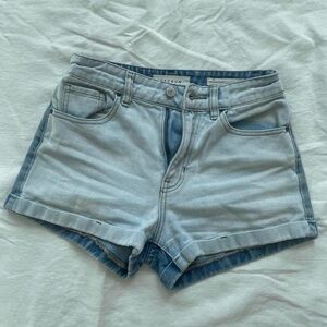 PacSun Blue Jean Shorts Distressed Cut-Off Style